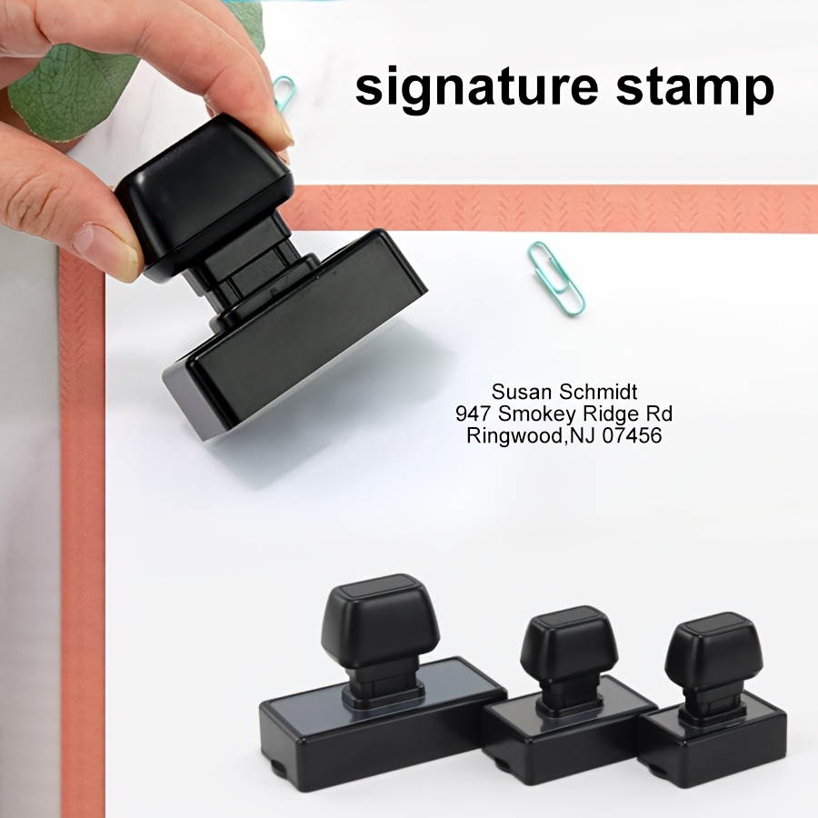 

Custom Self-inking Rubber Stamp For Return Address - Personalized, , In , Ideal For Couples And Families, Stylish, Unique,