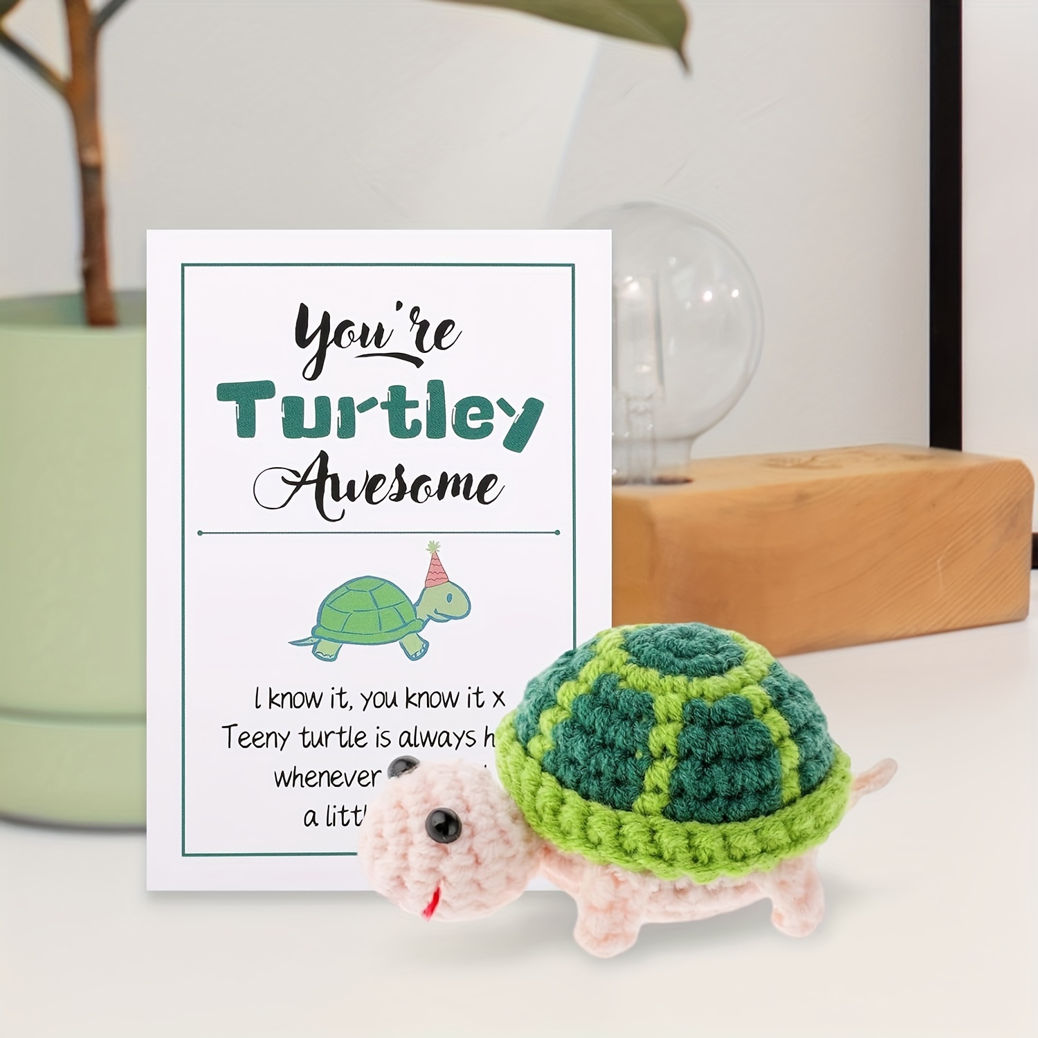 

Handmade Crochet Turtle - Perfect Gift For Friends, Birthday & Holiday Decor, Artistic Room Accent