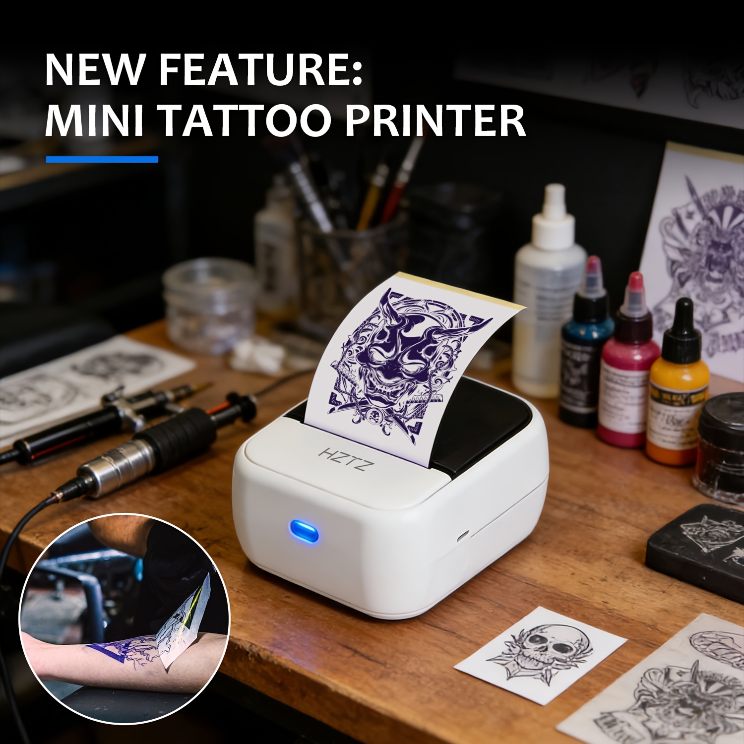 tattoo stencil printer sold on Temu United States