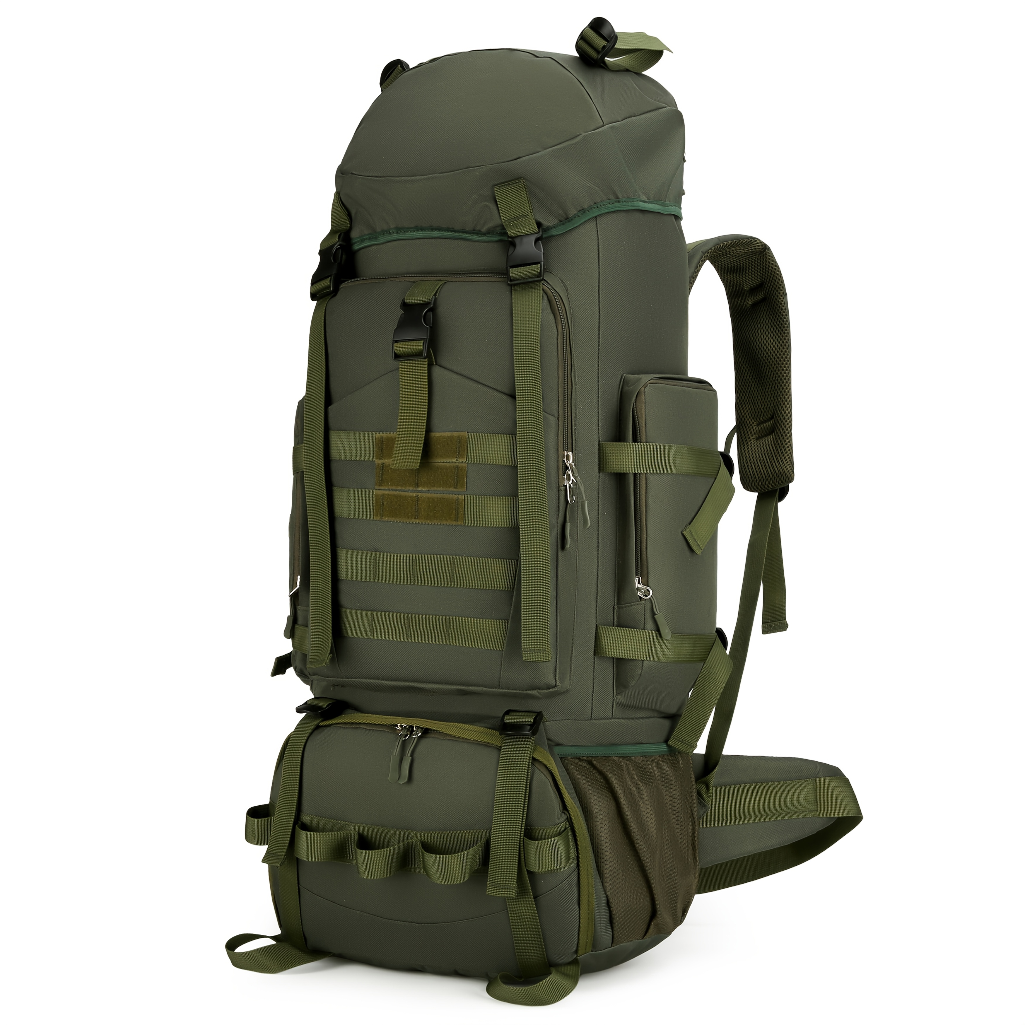 mochila de senderismo capacidad de 100 litros, con dobles