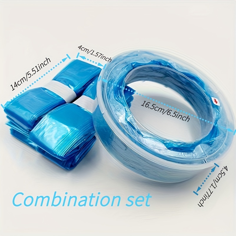 5pcs set of fresh scented diaper bucket bag replacement bags one round box contains 1 bag 4 bags suitable for     or other odor proof and leak proof cleaning supplies 0