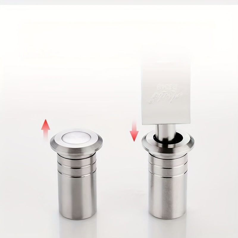2pcs Stainless Steel Up-Down Plug Dust Cover Cylinder