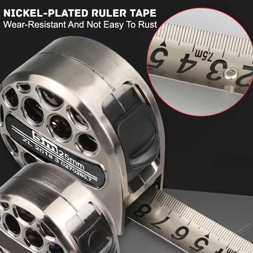 a measuring tool for home woodworking this thickened and resistant tape measure measuring 3 5 7 5 meters offers and to ensuring long use in environments its reduces weight but enhances the overall rigidity of providing accurate measurements when you unlock it measure automatically retracts for