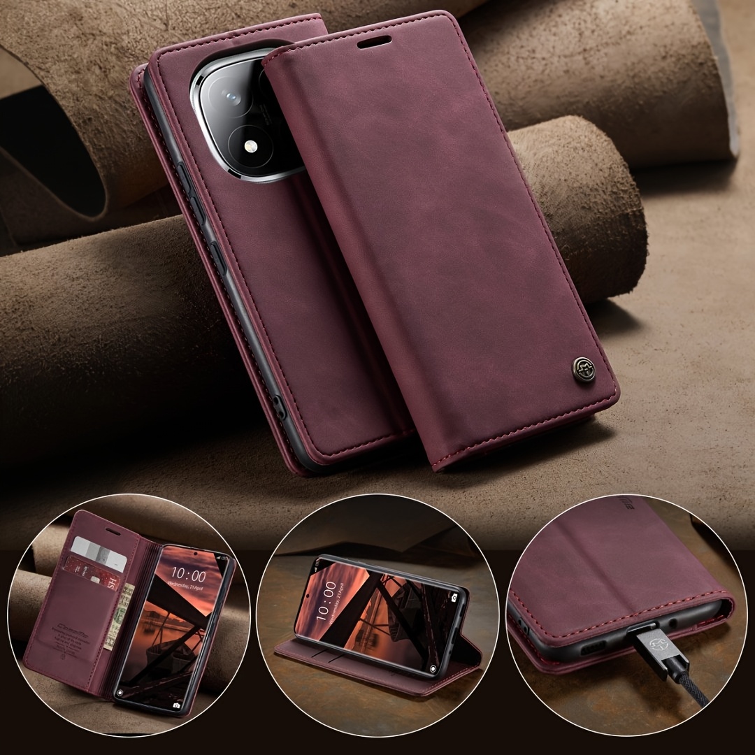 Cover per Xiaomi Redmi Note 14 Pro / Note 14 Pro Plus Case PU Pelle Custodia [Kickstand] [Chiusura magnetica] [Slot per Schede], Portafoglio Flip Custodia per Redmi Note 14 Pro,Farfalla verde