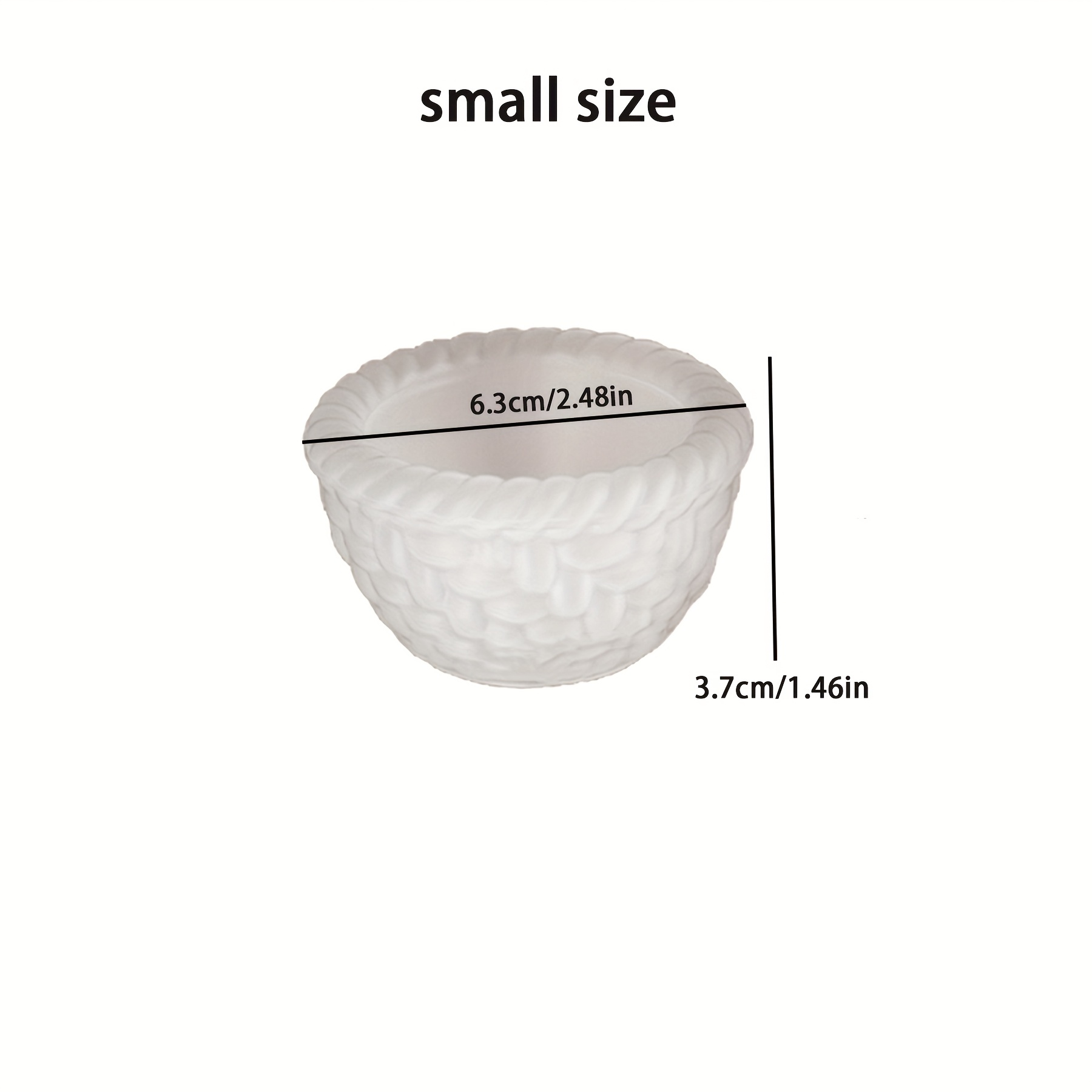 TEMU en Silicone pour Paniers Tissés - Grand et Petit, Moules à Résine, Béton et , Boîtes de Bijoux, Moules en et Plâtre pour Créations Artisanales,
