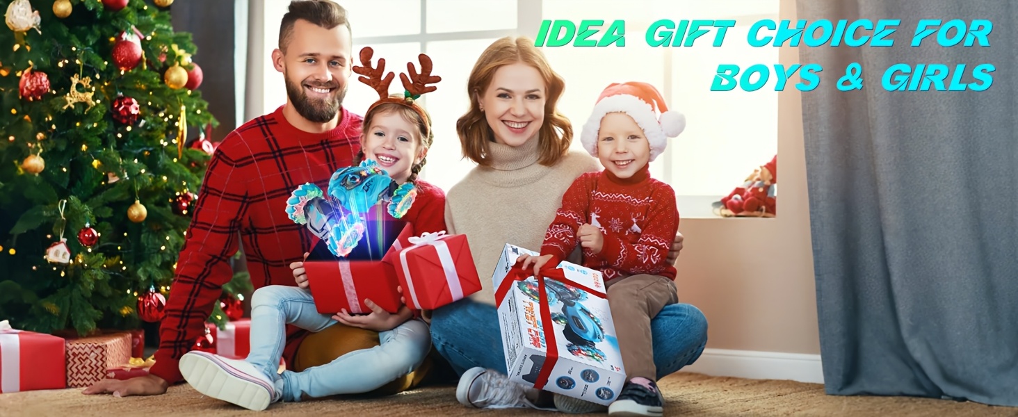 Gesture Controlled Remote Control Stunt Car, 360° Rotating Double-sided Driving Toy, Large Four-wheel Drive Remote Control Car, Birthday Gift For Christmas, All-terrain Remote Control Car With Spray