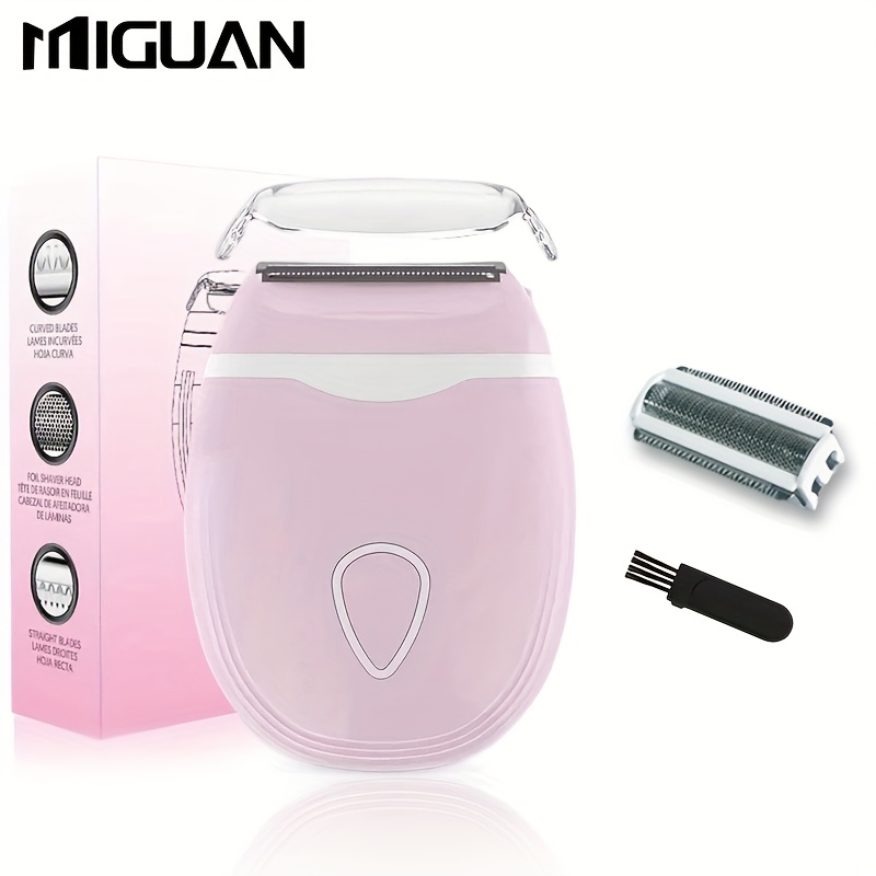 Afeitadora Eléctrica y Depiladora para Mujeres, Recortador Portátil de  Bikini, Maquinilla eléctrica para Zonas Íntimas, Piernas, Axila e Inglés