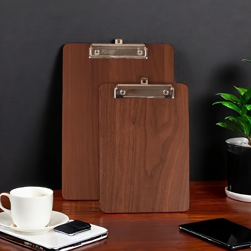 

Premium Wooden A4 Clipboard - Ideal For , Menus & | Essential Office Supply, Wooden, Clipboard, A4 Size, Holding Papers