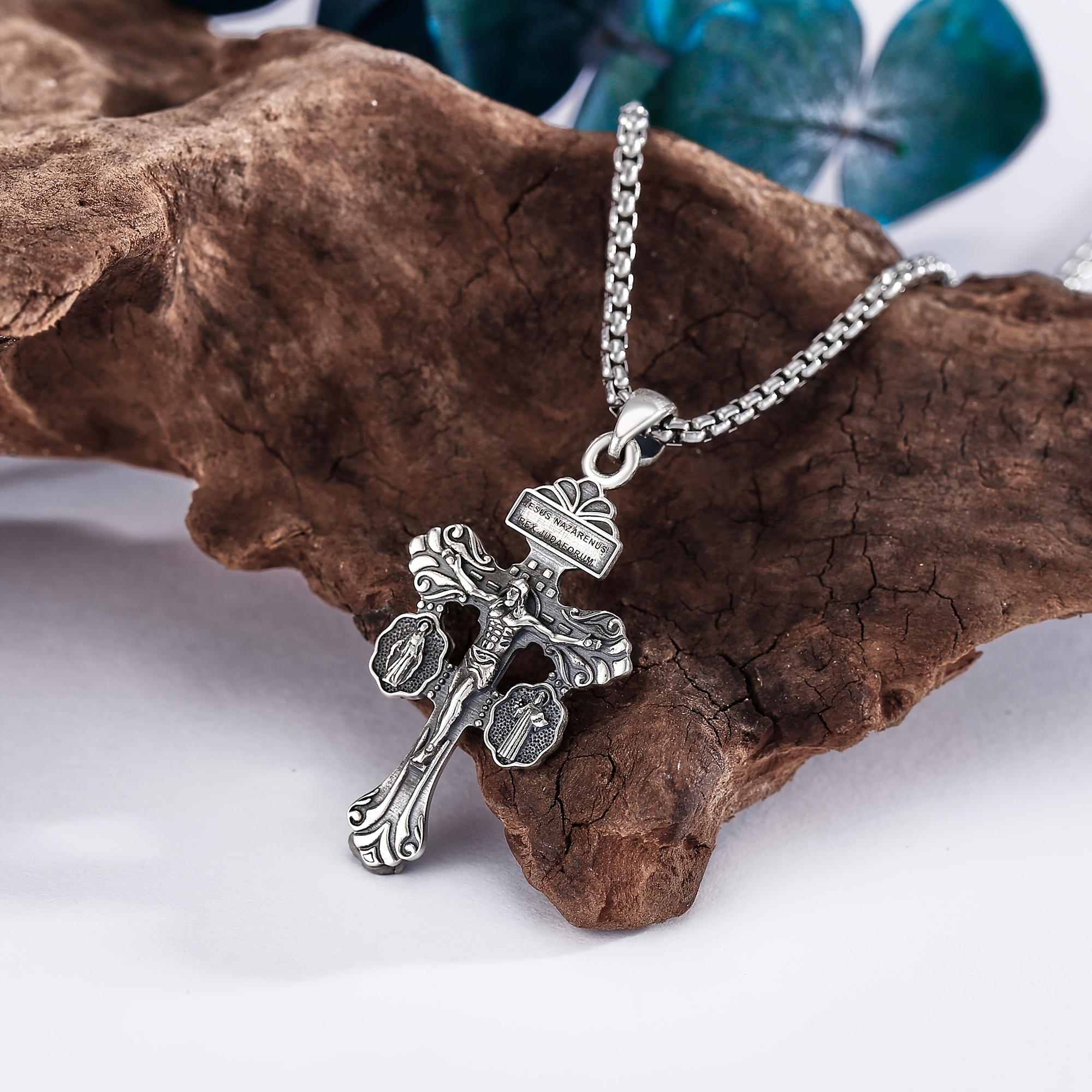 Forgiveness Cross Necklace in 925 Sterling Silver