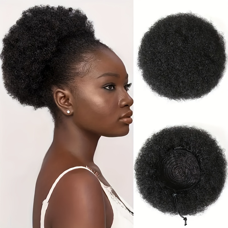 African Fluffy Drawstring Fashion Ponytail