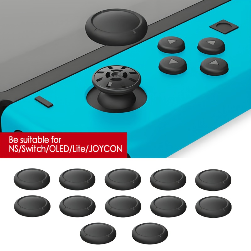 8pcs/10pcs/12pcs Thumb Grip Replacement Accessory Set, Joystick Caps Compatible With Switch/switch Oled/switch Lite