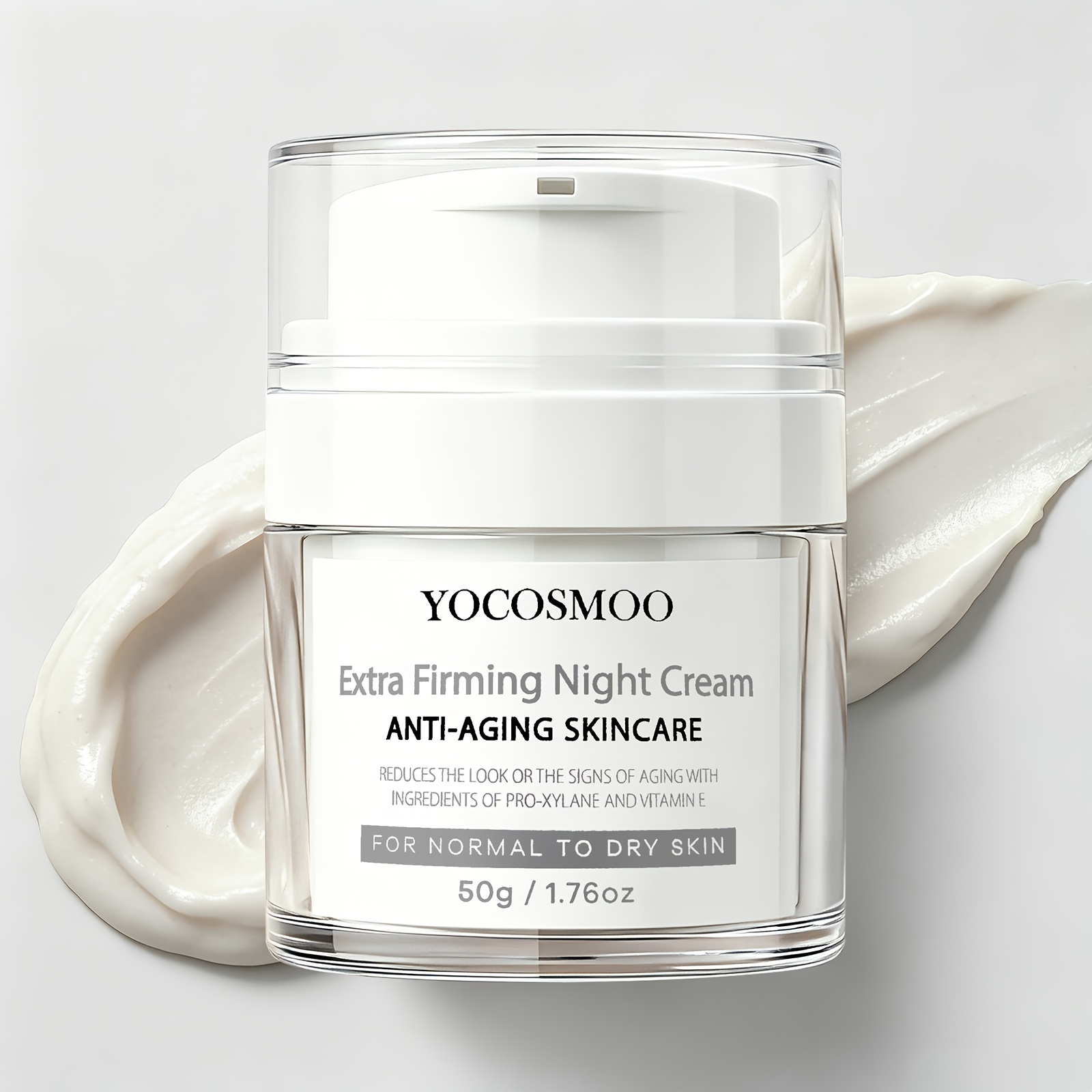 Image of Yocosmoo Extra Firming Night Cream, Skincare Face Overnight Cream With Pro- And Vitamin E, Make Skin -looking