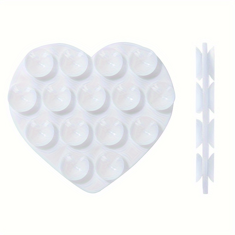 TEMU 1pc Multi-functional Punch-free Household Strong Mobile Phone Double-sided Suction Cup Sticker Silicone Suction Cup