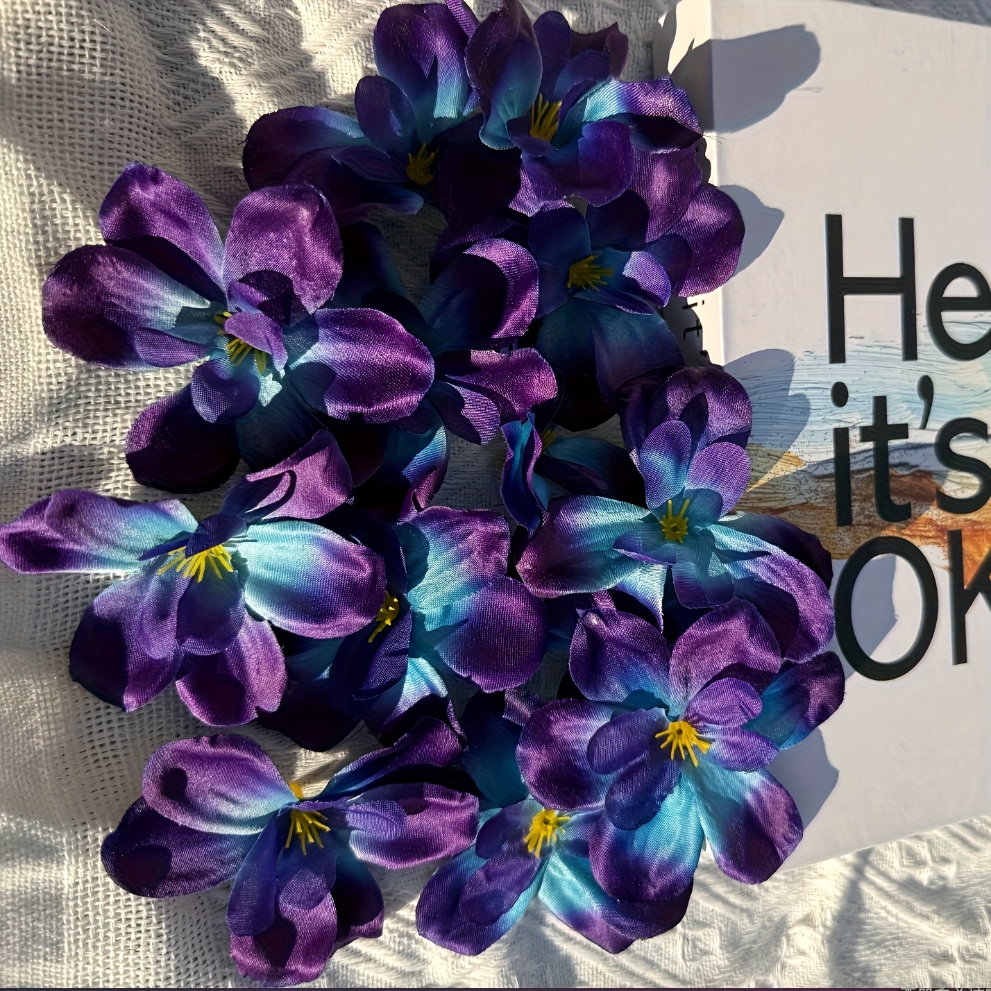 TEMU 60 -purple Artificial Orchids, Fake Orchids - Suitable For Diy Home Wedding Table Centerpieces, Party Cake Decorations, Lifelike Diy Decor,