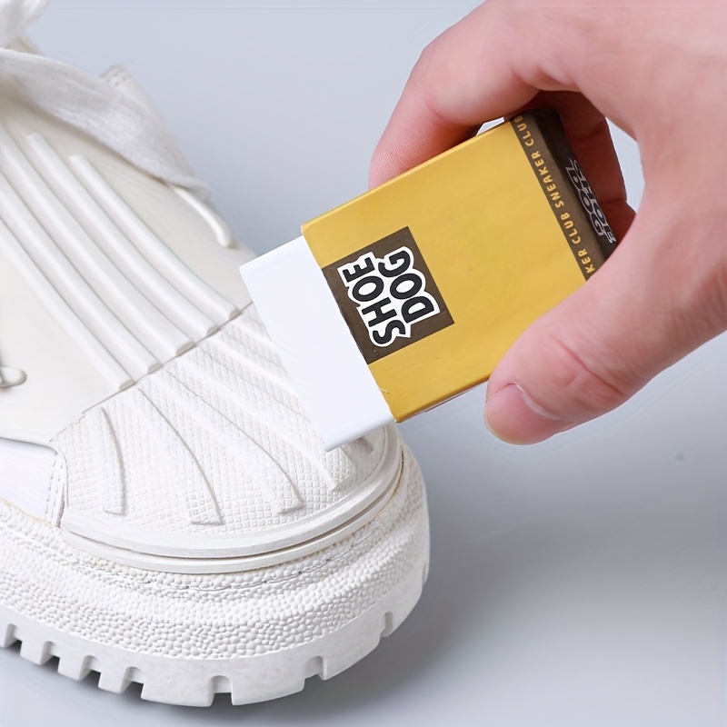 1pc TPE Shoe Cleaning Eraser - Effective Stain Remover, Glitter & Deodorizer for Sneakers and Boots - Easy to Use, Portable & Durable, Portable Cleaner | Shoe Maintenance | Effective Formula, Shoe Cleaner