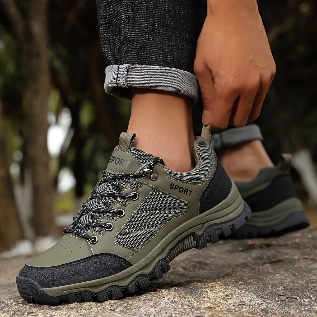 Ladies' outdoor hiking shoes; lightweight and breathable sports shoes for  couples; versatile and fashionable for men and women