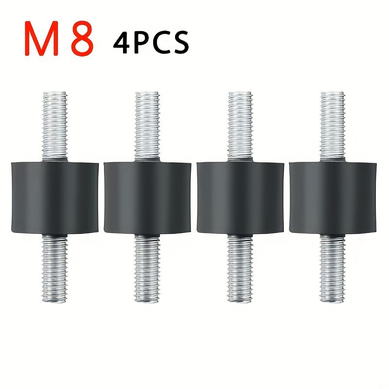TEMU 4pcs Air Compressor Shock-absorbing Foot Pads, High-density Anti Slip Rubber Machine Foot Pads, Reduction Equipment, Shock-absorbing Tool Free