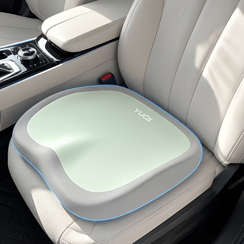 1pc Ergonomic Memory Foam Car Seat Cushion, Adjustable Hip And Waist Support, Portable For Home, Car, And Office Use