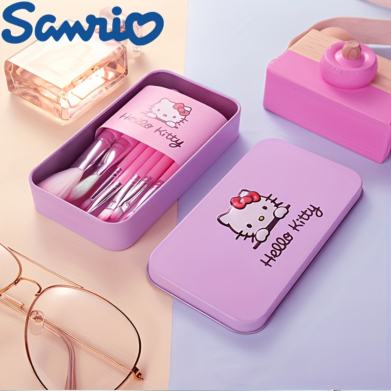   for   7pcs Makeup Brush Set | Soft Bristle Portable  -Up Kit | Cute Kawaii Beauty Tools for Beginners/ Gift, Makeup Brushes for Face, Makeup Brush, Makeup For Girl, Lip Applicator, Long Lasting Lipstick, Mini Makeup