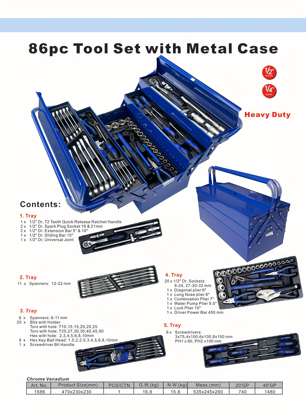 86pcs folding toolbox set portable storage   repair set combo hardware tools hand machine repair group ratchet wrench set multi layer iron box multi functional household car storage portable toolbox high quality tool set details 0