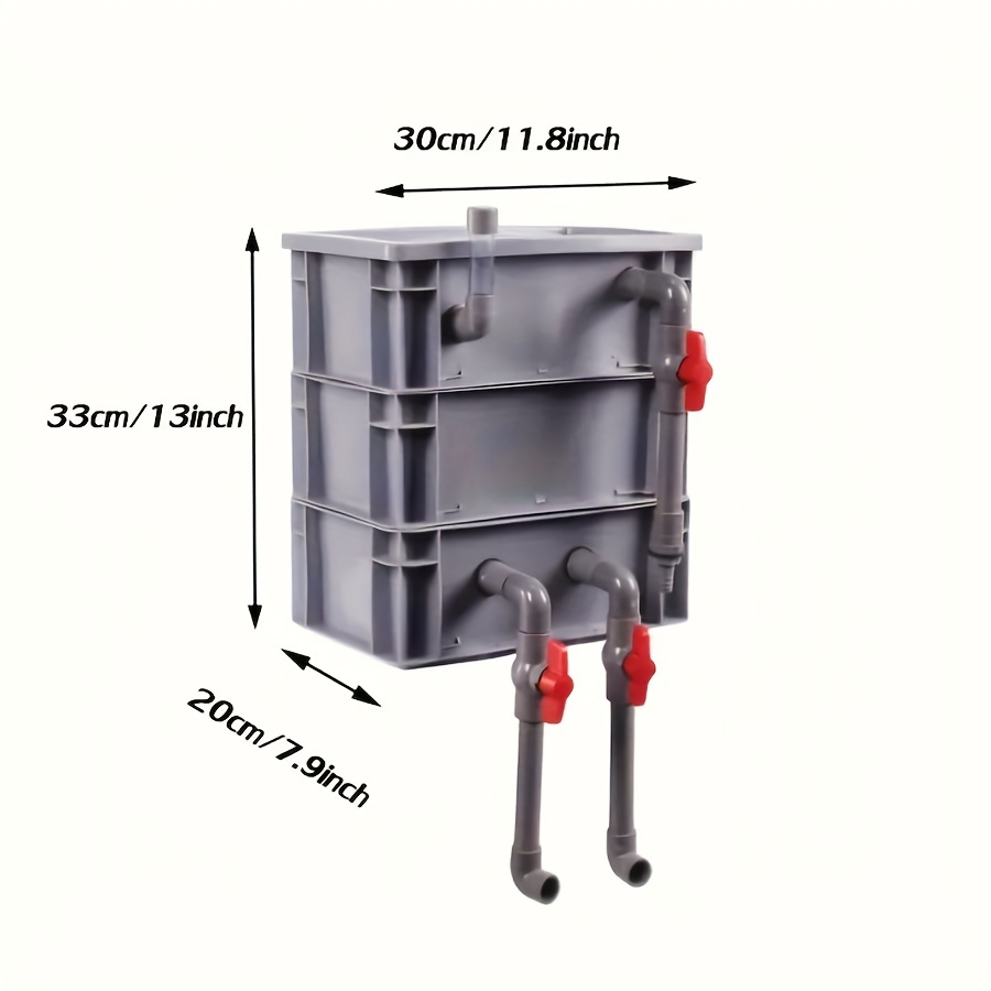 TEMU 2/3 Tank Filter Box, , Filter Is Suitable For Tank And