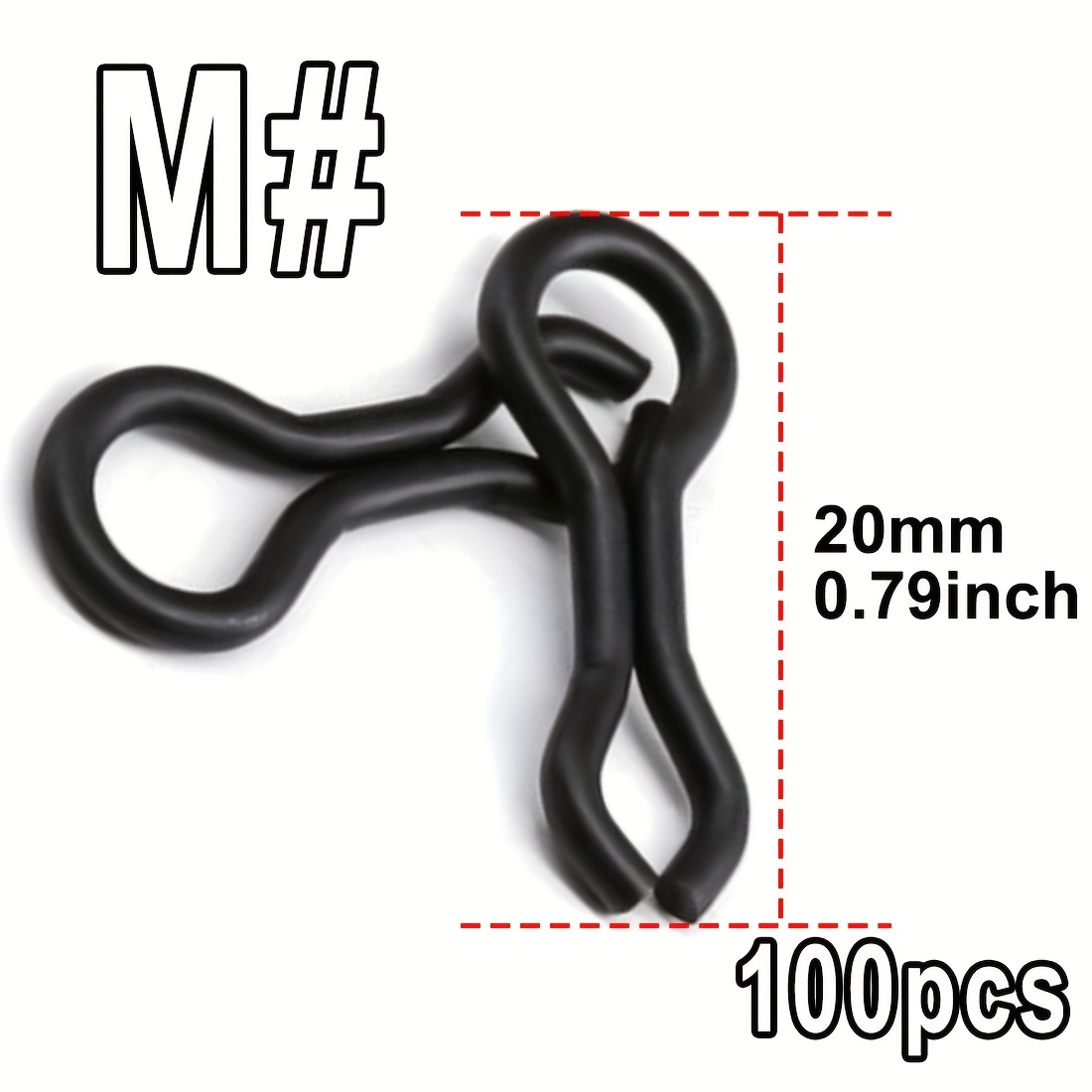 100pcs heavy duty stainless steel fishing sinkers eyes Temu Canada