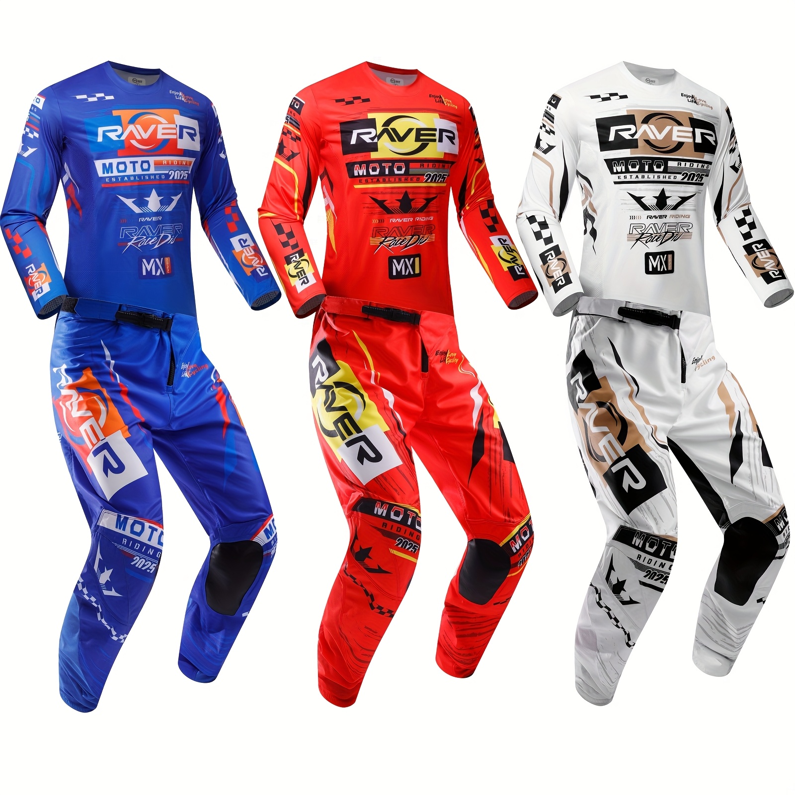 2025年】モトクロス オフロード mx ジャージ セット オートバイ 服
