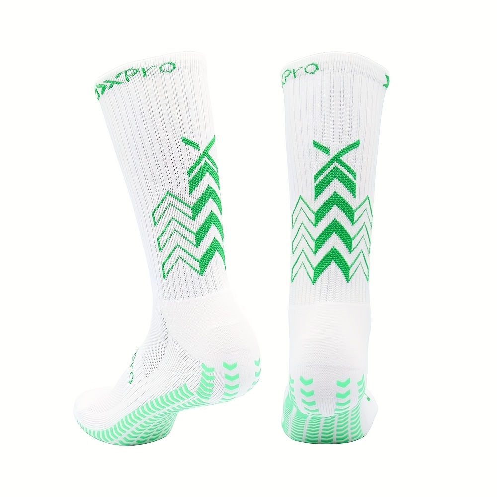 TEMU Men's And Women's Football Socks, Outdoor Anti-slip Durable Basketball Breathable Sports Socks For