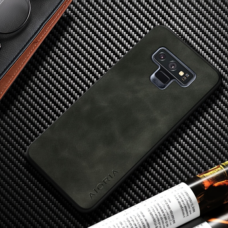TEMU Phone Case - Fashion Phone Case For Galaxy Note 9 Durable Faux Leather Case