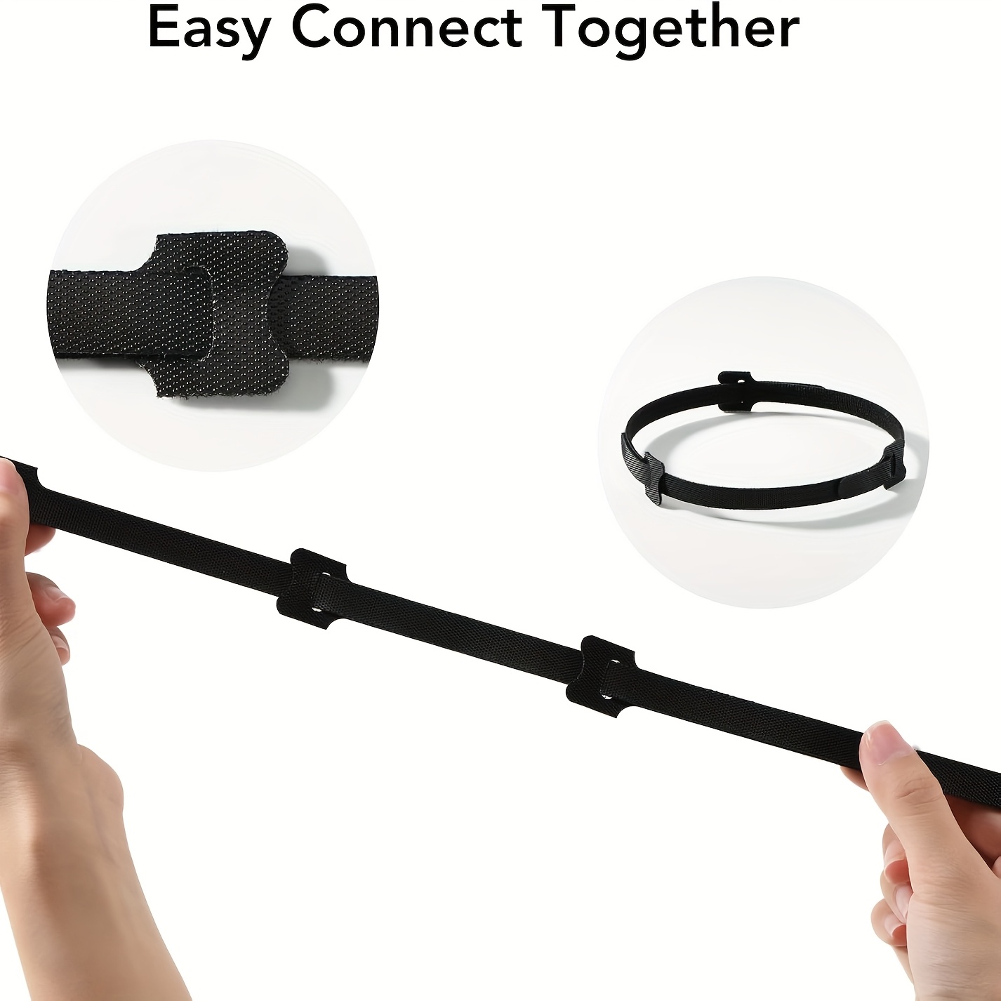 198pcs 20.32 cm Reusable Multi-Purpose Cable Ties, 5 Colors