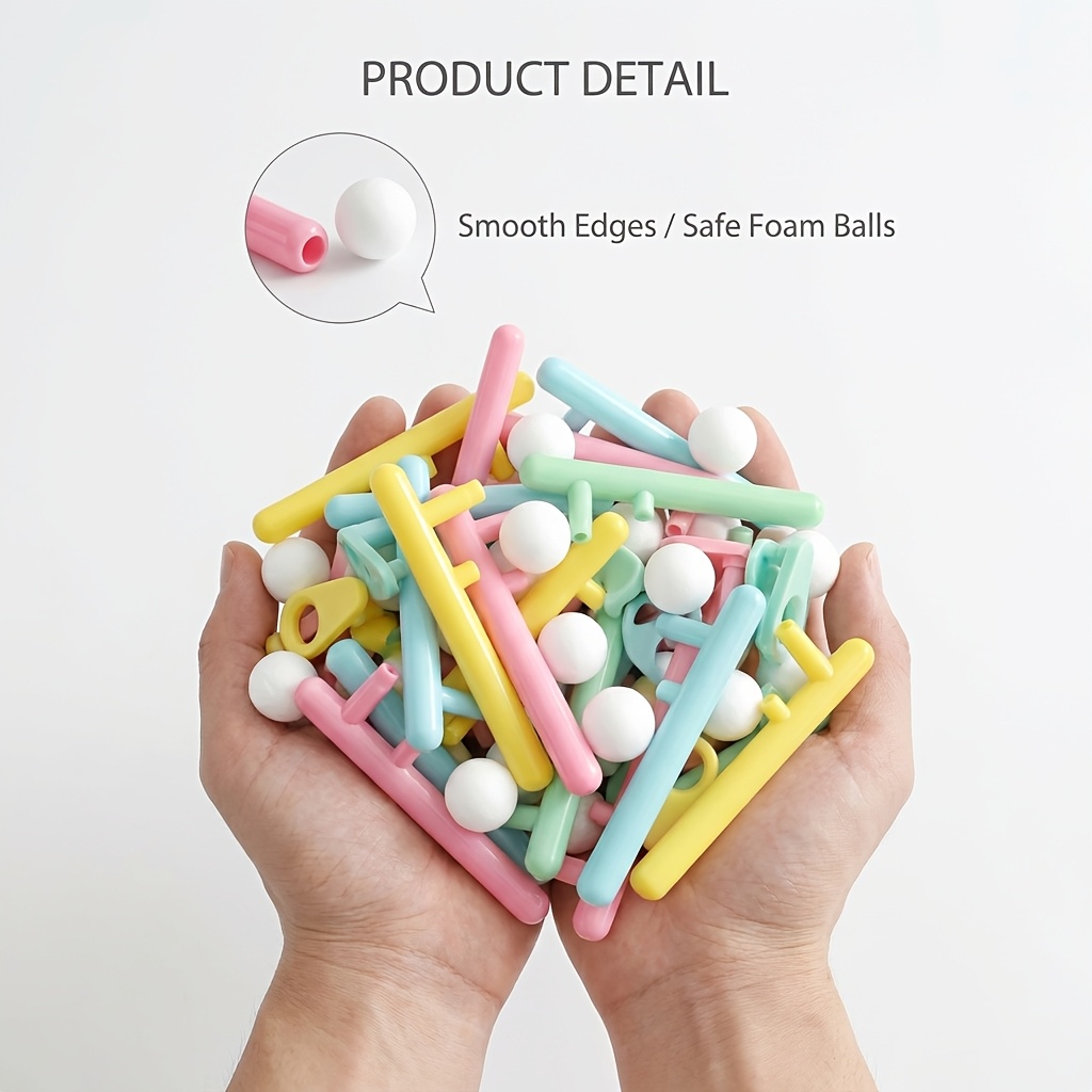 16pcs set floating ball toys for kids this classic retro style plastic game an for classroom rewards party favors fillers and pinata stuffers random colors Product details 2