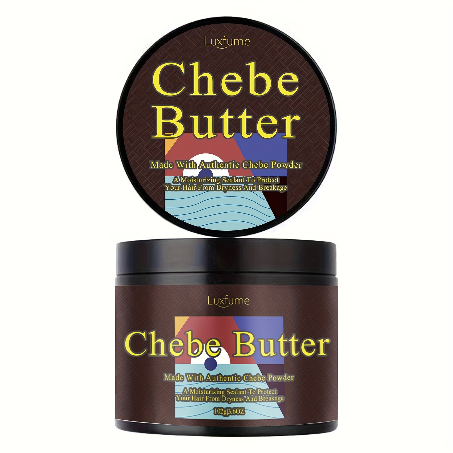

Chebe Hair Butter, Hair Care Chebe Butter Made With Chebe Powder, Castor Oil, Shea Butter, Hair Products Oil Butter For All Hair Types