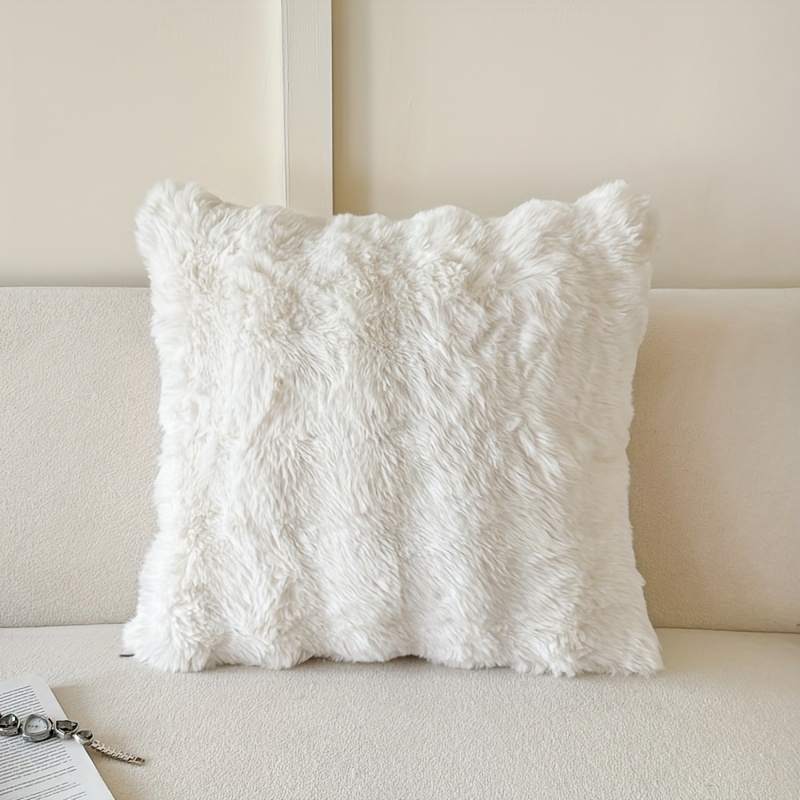 TEMU 1/2pcs Velvet Pillowcase Set, Suitable For Decorative Throw Pillows On Sofas And Beds, With Zipper Closure, Soft And Velvet For A Warm And Cozy