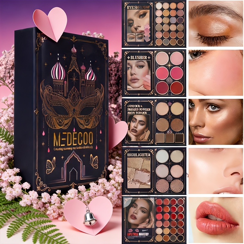 this multifunctional book style makeup palette is a   in the   it   combines eyeshadow blush highlighter contour and lip gloss in one palette     one palette in hand   makeup easter makeup