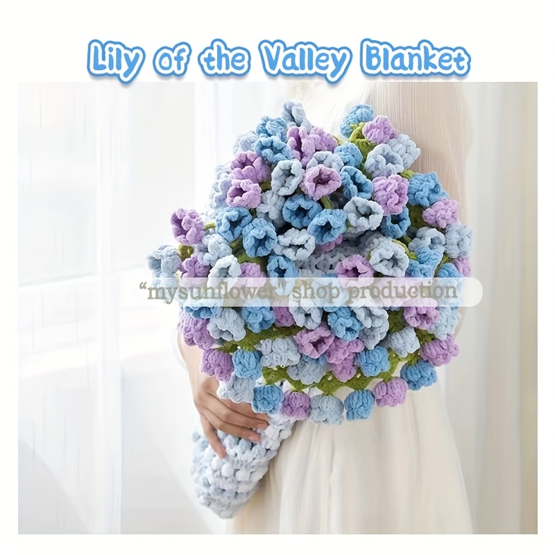ブーケ ク セット 初心者向けかぎ針編みキット 手作り毛布 ステップ