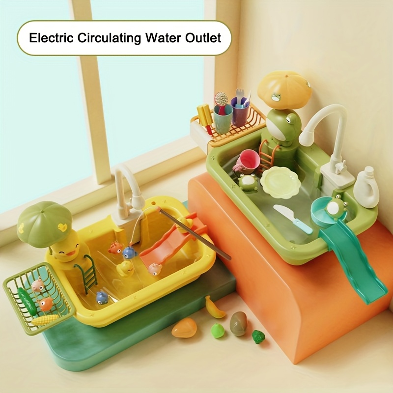 Jouets pour évier de cuisine - Jouet électrique pour évier de jeu, eau