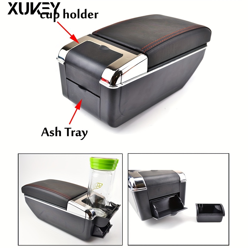 Xukey Center Armrest In Black Faux Leather For H. Please And Dimensions To Before Buying