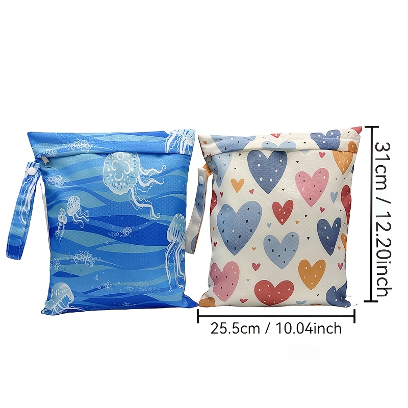 [handbag Organizer] 2pcs Luggage Organizer Set, Women's Handbag, Reusable Wet Item Storage Bag