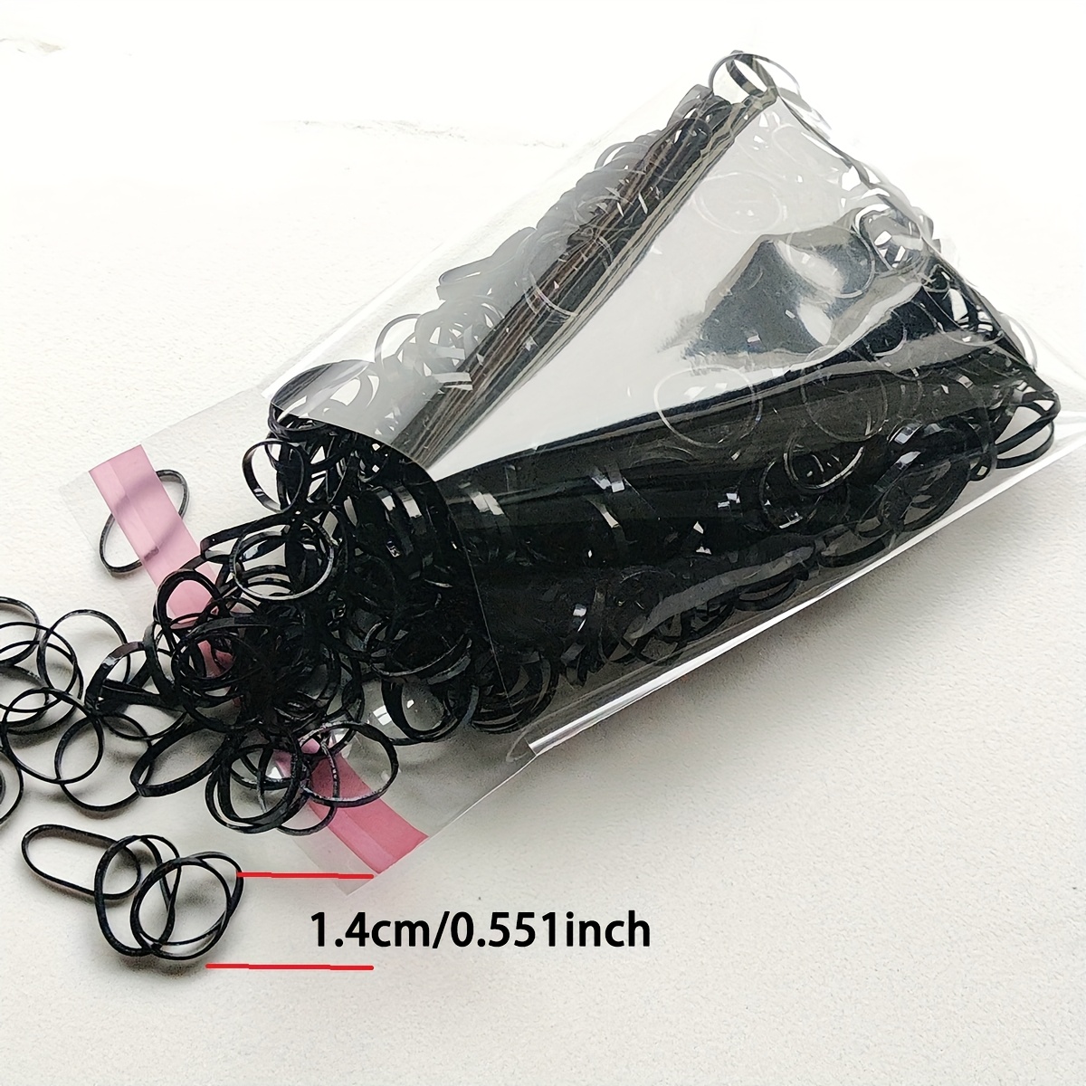 200pcs High Elasticity Hair Ties, Knots, Colors Braided Hair Bands