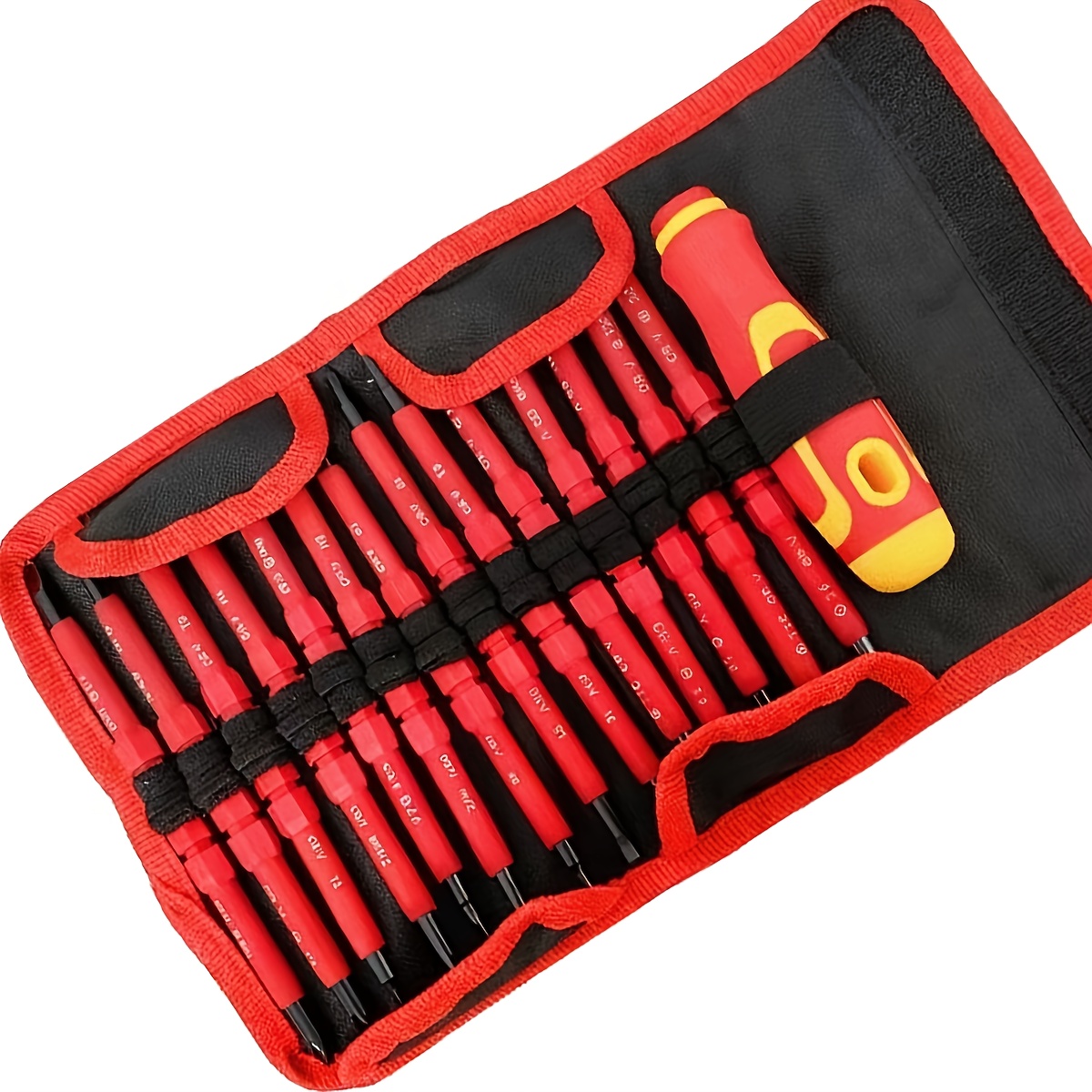E-shop 14-in-1 Schraubendreher-Set, Tragbares Multifunktions-Schraubendreher-Werkzeugset, Haushalts-Schraubendreher, Magnetischer Schraubendreher,