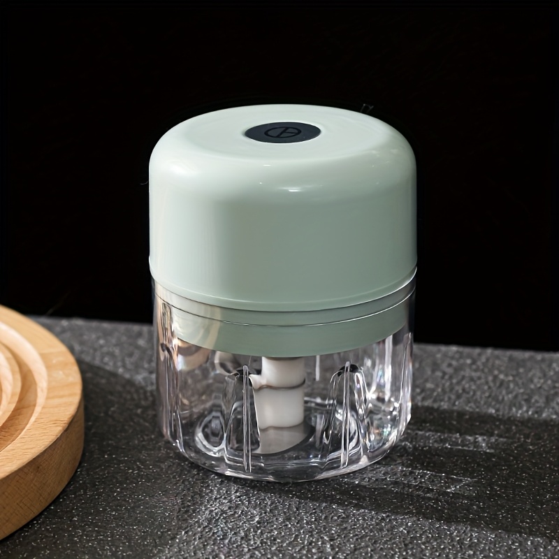 TEMU 250ml Rechargeable Garlic Chopper Meat Grinder, Durable And Sturdy, Ideal For Garlic, Peppers, Onions, Minced Meat, !