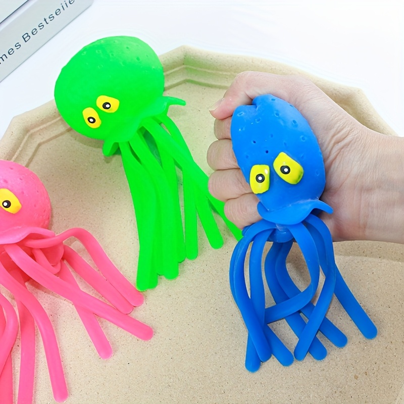 Vibrant Green Octopus Water Toy for Pool & Bathtub Fun