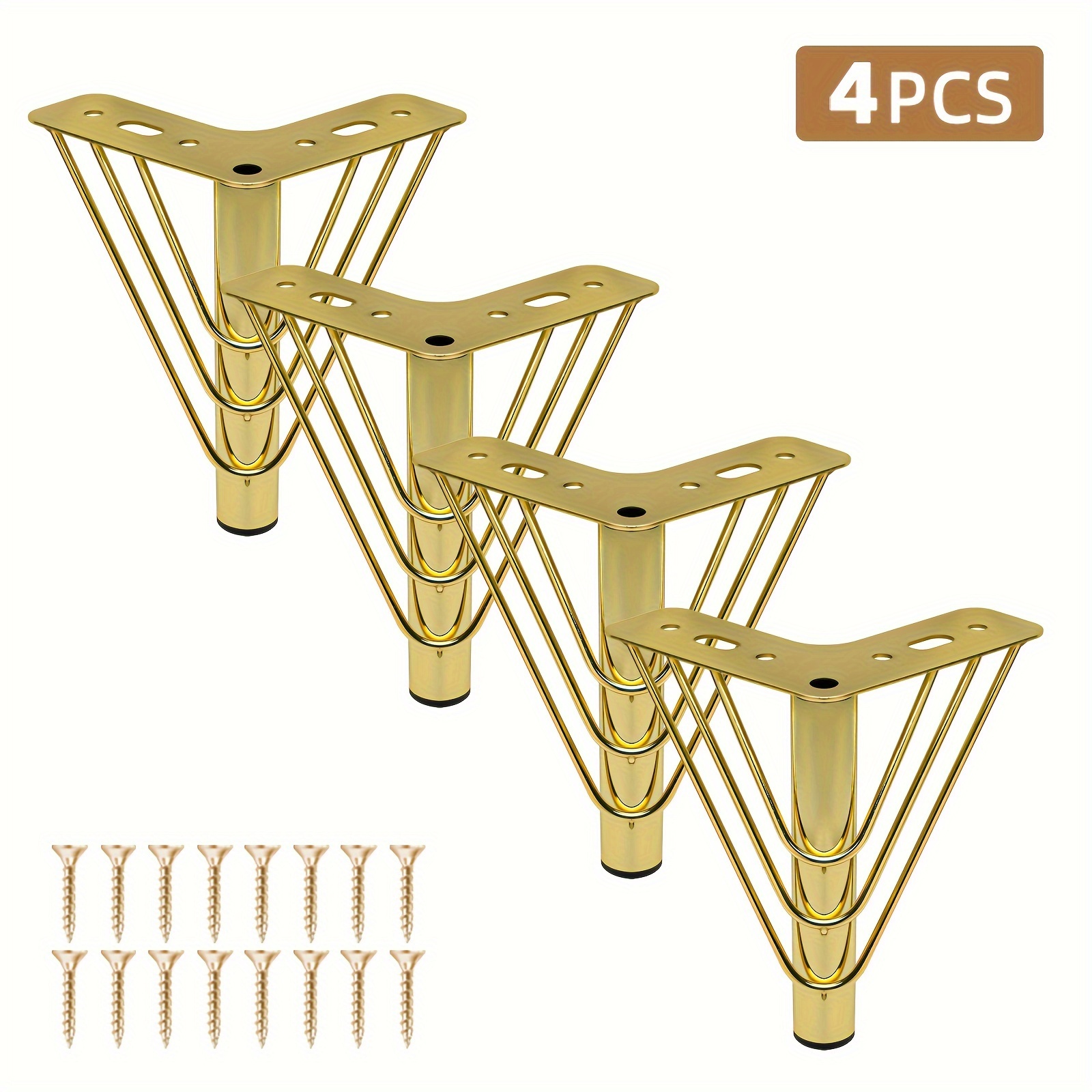 set 4 furniture legs measuring 15cm 5 91in in height - Temu