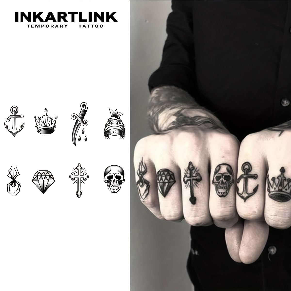 inkartlink nautical waterproof temporary tattoo Temu Cyprus