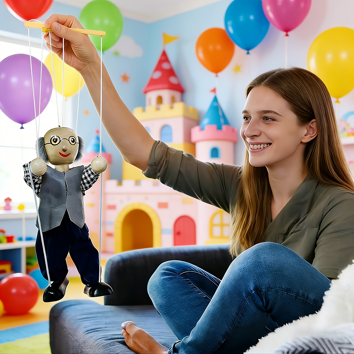 hand     grandparents vintage   figure desktop interactive ornament   performance prop party and holiday decoration birthday gift creative vintage   room decorative piece