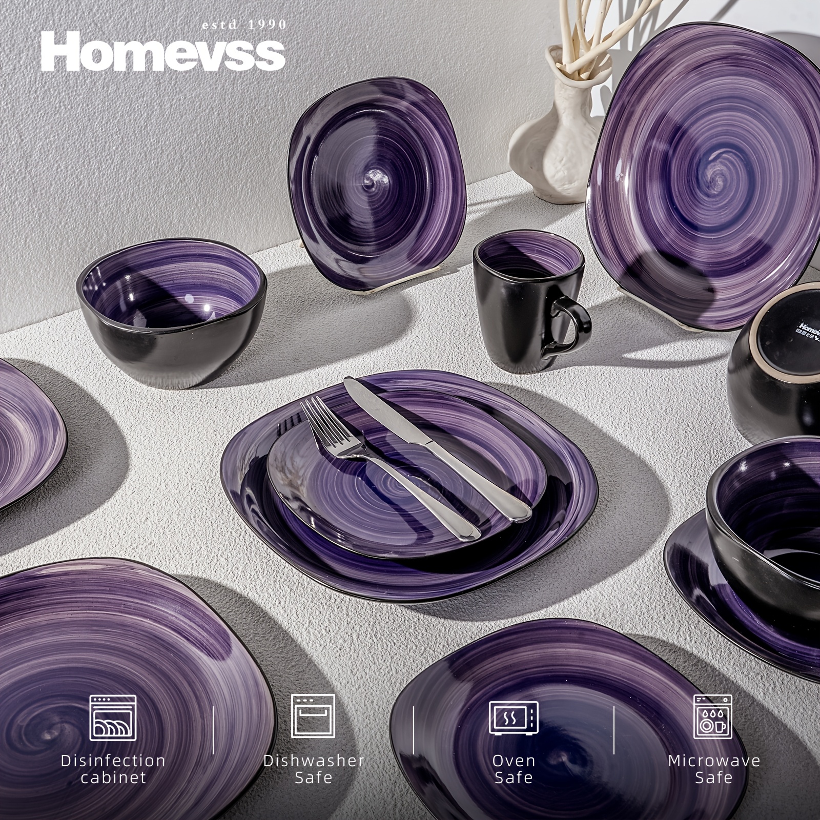 dinner sets sold on Temu United States