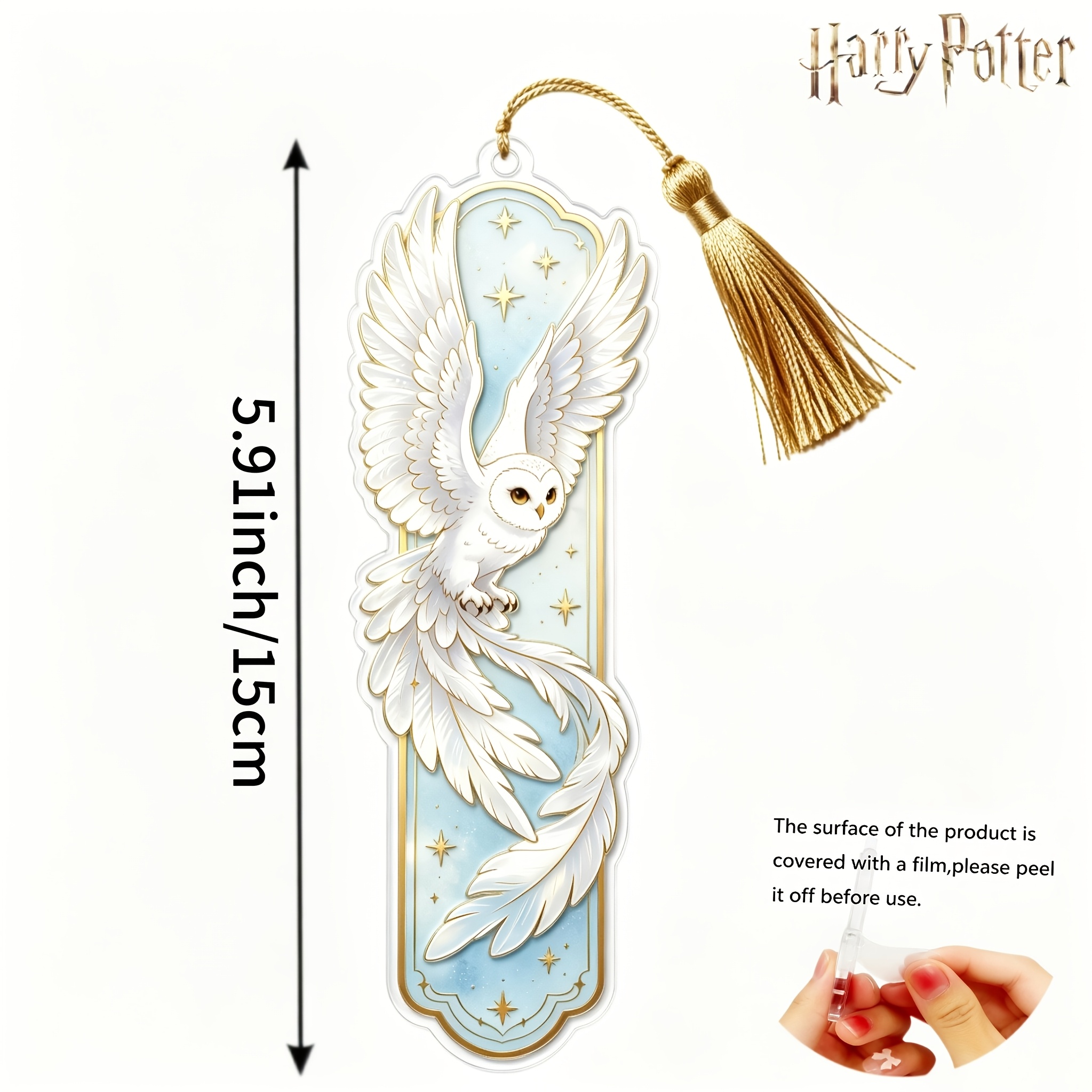 TEMU WB Harry Potter Hedwig #Forniture Scolastiche, a Scuola, da Mettere in Libro, Segna il di e Ornamento da Tavolo per PC. Oggetto da per Fan di