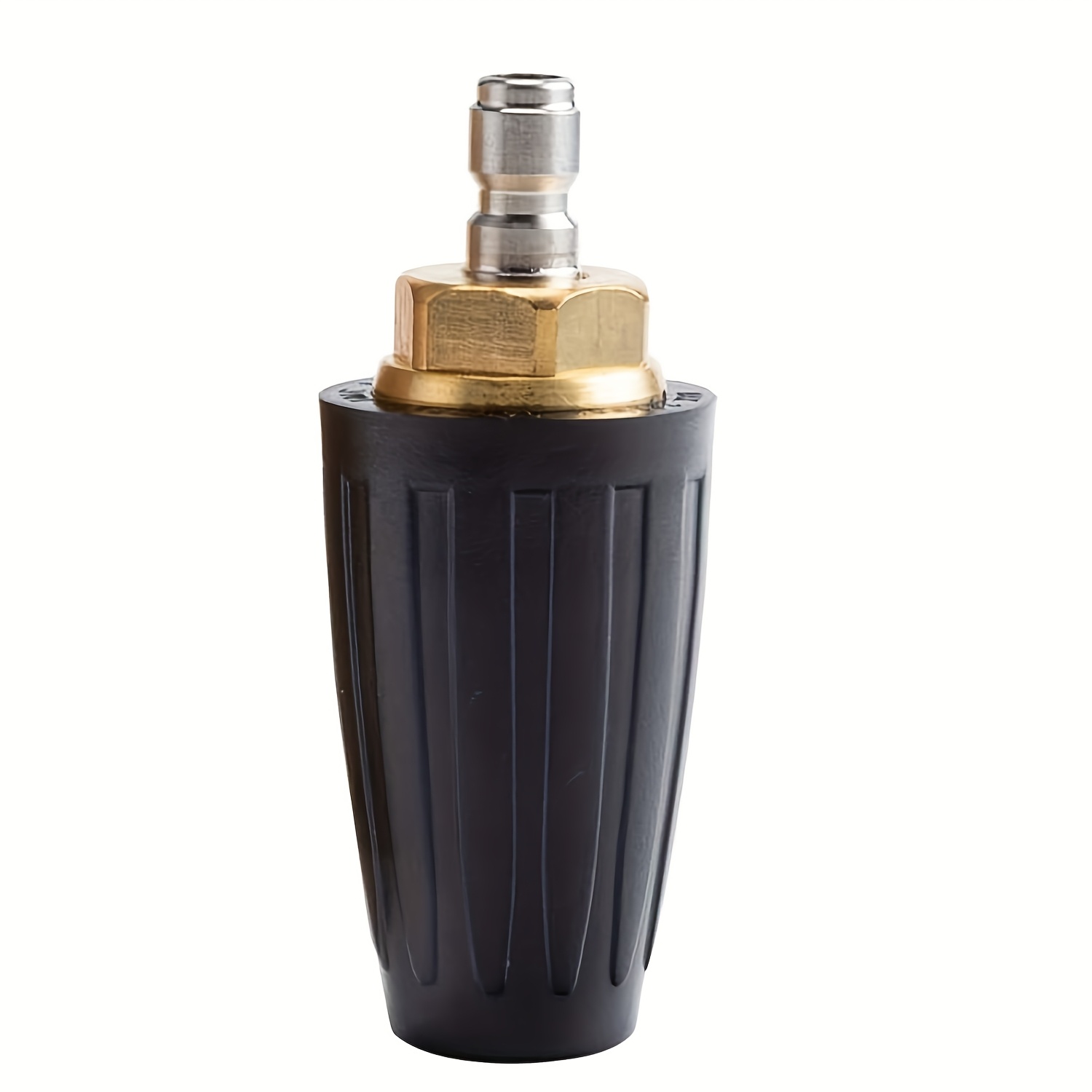 TEMU 4000 Psi High- Cleaner Nozzle With Rotating , 1/4" Quick Brick, Concrete, Vinyl & More - Create A Of Water, Versatile Nozzle Attachment | Textured Handle | Silicone Nozzle, Pressure Washer Nozzle