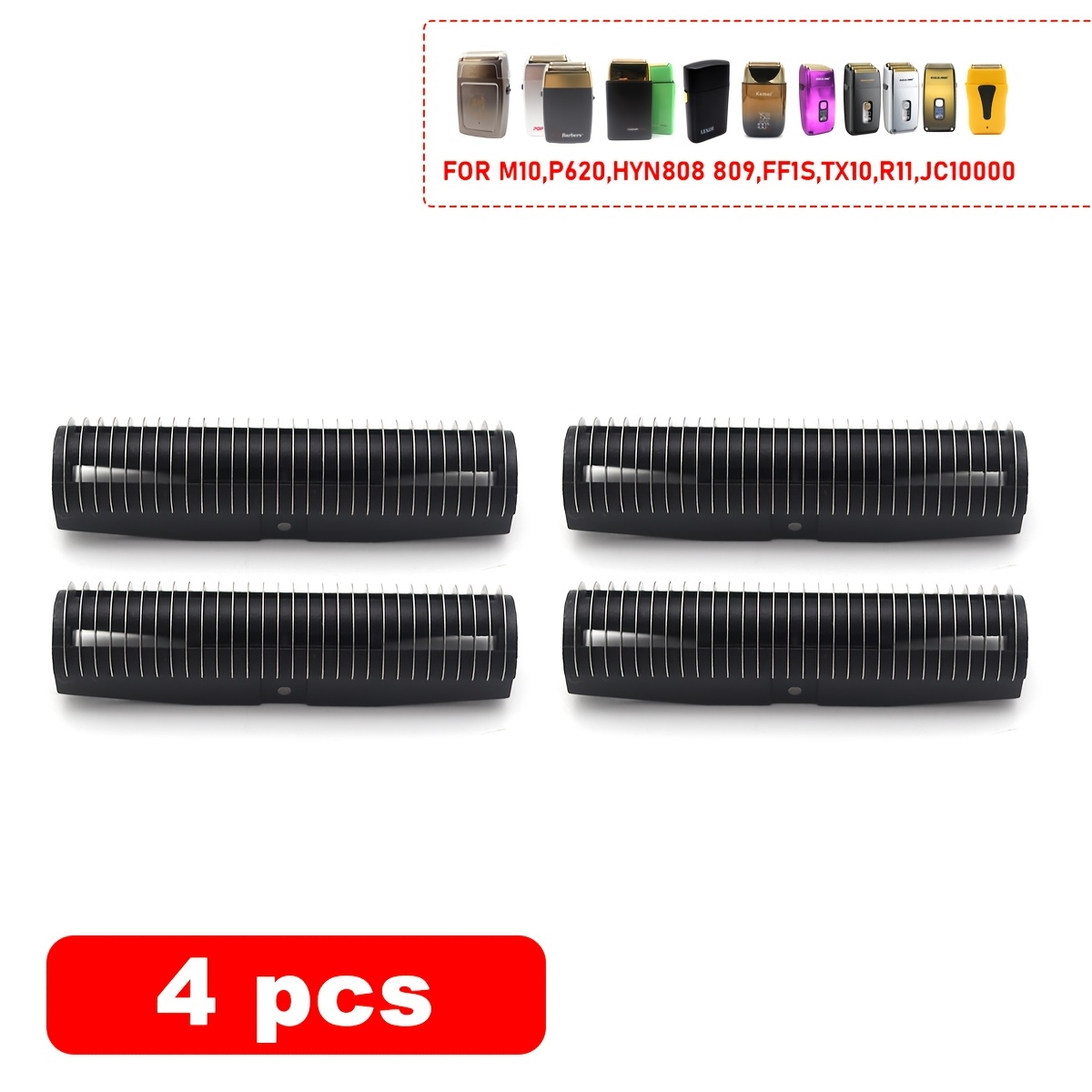 Image of For M10, P620, Hyn808 809, Ff1s, R11, Jc10000, Replacement Shaver Foils Barber Shaving Cutter Accessories For Kmtx10, T228