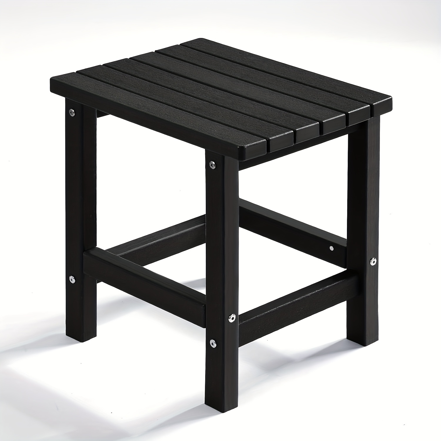 TEMU Oversized Outdoor Side Table, 19.68" Adirondack Side Table, Weather Resistant Patio Side Table For Poolside, Garden, Christmas & Halloween